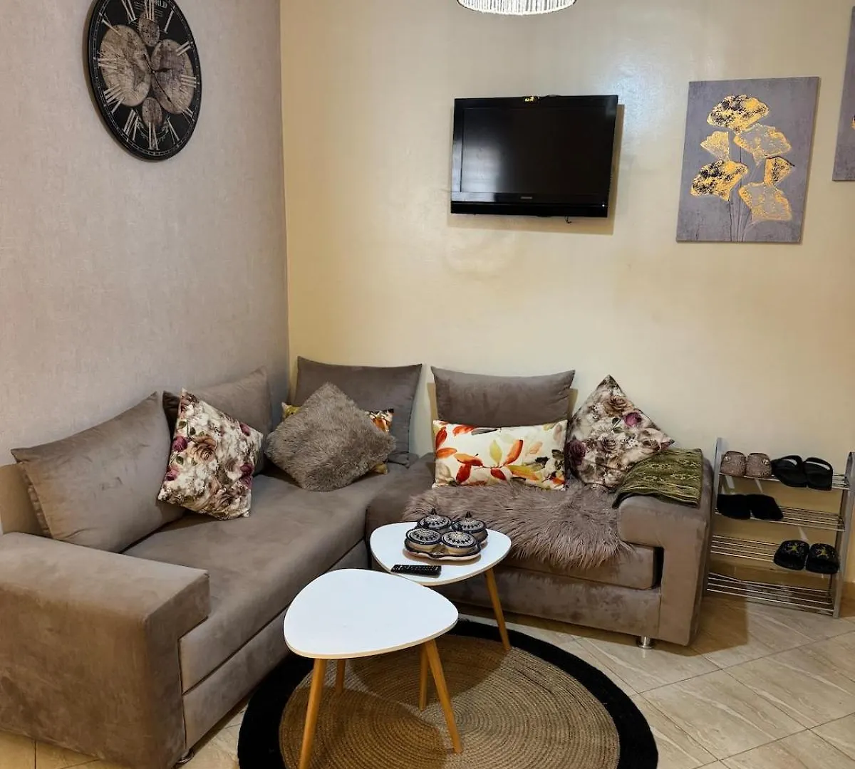 A Bright And Airy Living Room Marrakesch